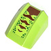 LEGO Lime Slope 1 x 2 x 2 Curved with Dino decoration  Sticker (28659)