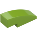 LEGO Lime Slope 1 x 3 Curved (50950)