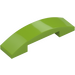 LEGO Lime Slope 1 x 4 Curved Double (93273)