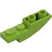 LEGO Lime Skråning 1 x 4 Buet Omvendt (13547)