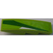 LEGO Lime Slope 1 x 4 Curved with Green and White Pattern (Left) Sticker (11153)