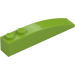 LEGO Lime Slope 1 x 6 Curved (41762 / 42022)