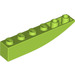 LEGO Limette Steigung 1 x 6 Gebogen Invertiert (41763 / 42023)