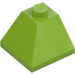 LEGO Lime Backe 2 x 2 (45°) Hörn (3045)