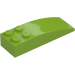 LEGO Lime Slope 2 x 6 Curved (44126)