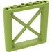 LEGO Lime Support 1 x 6 x 5 Girder Rectangular (64448)