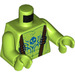 LEGO Limette Swamp Creature Minifigur Torso (973 / 76382)