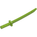 LEGO Lime Sword with Square Guard and Capped Pommel (Shamshir) (21459)