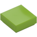 LEGO Lime Tile 1 x 1 with Groove (3070)