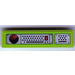 LEGO Lime Tile 1 x 4 with Control Panel with Keyboard and Radar Sticker (2431 / 91143)