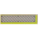 LEGO Lime Tile 1 x 4 with Silver Tread Sticker (2431)