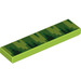 LEGO Lime Tile 1 x 4 with Sonic Grass (2431 / 83476)