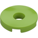 LEGO Lime Tile 2 x 2 Round with Hole in Center (15535)