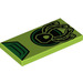 LEGO Lime Tile 2 x 4 with spider (45956 / 87079)