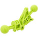 LEGO Lime Toa Leg 1 x 7 with 2 Ball Joints 30 Degrees (32482)