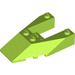 LEGO Lime Wedge 6 x 4 Cutout with Stud Notches (6153)
