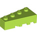 LEGO Limette Keil Backstein 2 x 4 Links (41768)