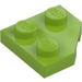 LEGO Limette Keil Platte 2 x 2 Cut Ecke (26601)