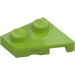 LEGO Lime Wedge Plate 2 x 2 Wing Left (24299)