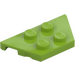 LEGO Lime Wedge Plate 2 x 4 (51739)