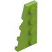 LEGO Lime Kile Plate 2 x 4 Vinge Venstre (41770)