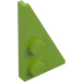 LEGO Lime Kil Platta 2 x 4 Vinge Höger (65426)