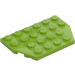 LEGO Lime Wedge Plate 4 x 6 without Corners (32059 / 88165)