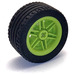 LEGO Citron Vert Wheel Rim Ø30 x 20 with No Pinholes, with Reinforced Rim with Tire, Low Profile, Wide Ø43.2 X 22 ZR