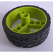 LEGO Lime Wheel with Tyre