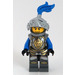 LEGO Leone Cavaliere con Armatura e 2 Sided Testa (Determined/Scared) Minifigure