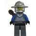 LEGO Löwe Ritter mit Kette Mail, Broad Brim Helm und Quiver Minifigur