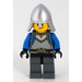 LEGO Lion Knight mit Nackenschutz, Kette Mail Armor, Blau Arme Minifigur
