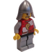 LEGO Löwe Ritter mit Scared Expression Minifigur