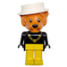 LEGO Lionel Lion avec blanc Chapeau Fabuland Figure