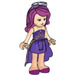 LEGO Livi, Dark Purple Skirt Minifigur