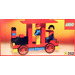 LEGO Locomotive met driver en passenger 252-1