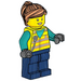 LEGO Logistic Employee Minifigur