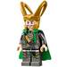 LEGO Loki met Pearl Dark Grijs Pak en Rubber Cape Minifiguur