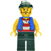 LEGO Loot Island Pirate avec Bleu Gilet Minifigurine