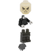 LEGO Lord Voldemort Minihahmo kanssa Glow in the Dark Head ja Dark Stone Grey Cape