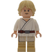 LEGO Luke Skywalker in Tatooine robes met tousled Haar minifiguur