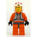 LEGO Luke Skywalker mit Pilot Outfit Minifigur (Dunkelsteingraue Hüften)