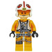 LEGO Luke Skywalker mit Pilot Outfit mit Printed Beine und Molded Visier Minifigur