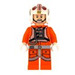 LEGO Luke Skywalker with Pilot Outfit with Printed Legs and Visor Down Minifigure