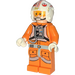 LEGO Luke Skywalker with Pilot Outfit with Printed Legs and Visor Down / Up (Stern / Open Mouth) Minifigure