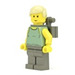 LEGO Luke Skywalker met Sand Green Tanktop Dagobah Training Outfit minifiguur en rugzak