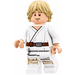 LEGO Luke Skywalker with Tatooine Outfit with White Legs (Smile / Stern) Minifigure