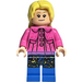 LEGO Luna Lovegood med Dark Rosa Jacka och Långt hår  Minifigur