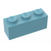 LEGO Maersk Blue Brick 1 x 3 (3622)