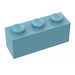 LEGO Maersk blauw Steen 1 x 3 (3622 / 45505)